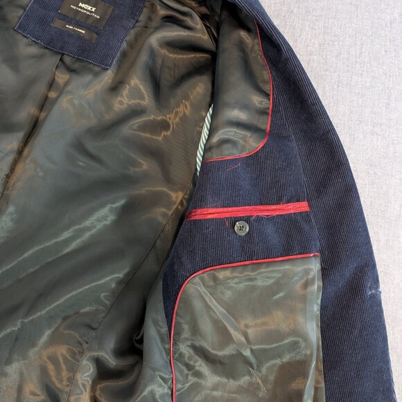 Mexx Navy Metropolitan Corduroy Blazer - Slim 42 - Picture 13 of 14